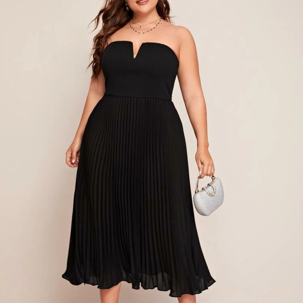 Strapless dress
